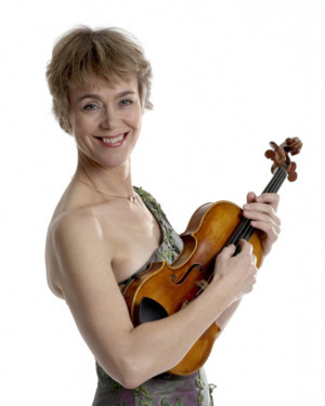 Icelandic Violinist Hlif Sigurjonsdottir In Concert On Today At Saint Peter's Church Image