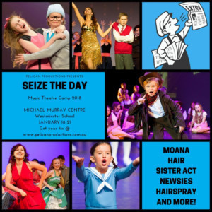 Pelican Productions' Music Theatre Camp to Return with 'SEIZE THE DAY' Image