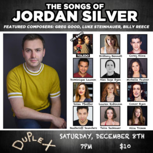 THE SONGS OF JORDAN SILVER Comes to Duplex Cabaret Theatre 
