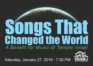 Temple Israel Of New Rochelle Presents Songs That Changed The World Concert 