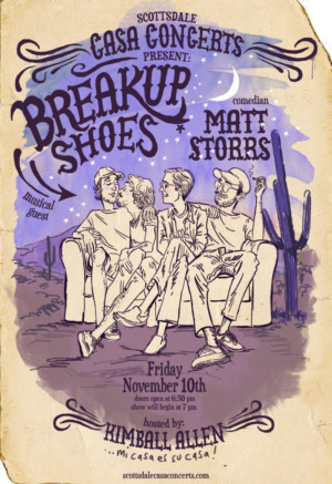 Scottsdale Casa Concerts Present Breakup Shoes and Matt Storrs Next Month Image