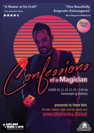 CONFESSIONS OF A MAGICIAN Comes to Adelaide Fringe Image