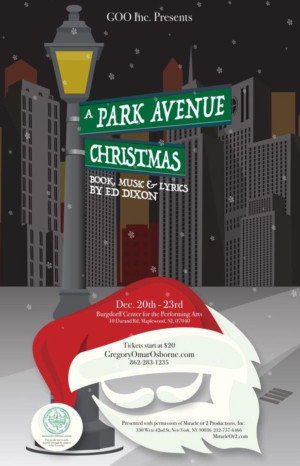 A PARK AVENUE CHRISTMAS By Ed Dixon to Make World Premiere Image