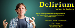 The Fourth Wall Presents DELIRIUM By Martin Dockery Image