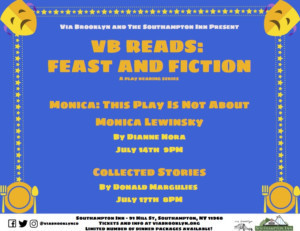 VB Reads: Feast And Fiction - A Play Reading Series 