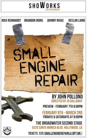 ShoWorks Entertainment to Present John Pollono's SMALL ENGINE REPAIR 