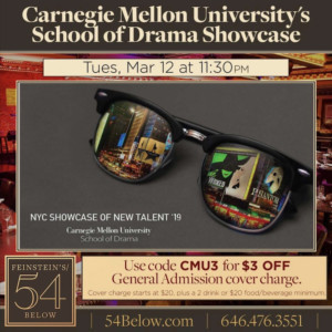 Carnegie Mellon School Of Drama Class To Showcase Talent at 54 Below Image