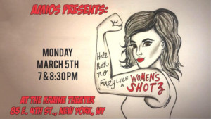 Amios Presents HELL HATH NO FURY LIKE A WOMEN'S SHOTZ  Image