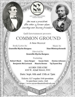 Lincoln, Douglass, And Booth All Sing In COMMON GROUND Image