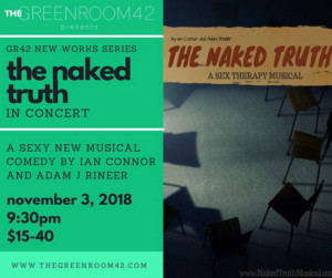 Actors From SPONGEBOB, GROUNDHOG DAY, America's Got Talent, and More Set For New Musical THE NAKED TRUTH at The Green Room 42 Image