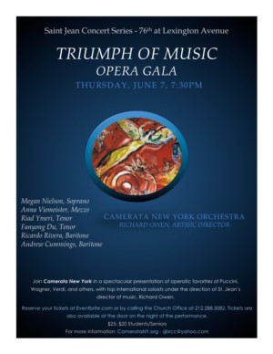 Camerata New York Presents the Triumph Of Music Opera Gala 