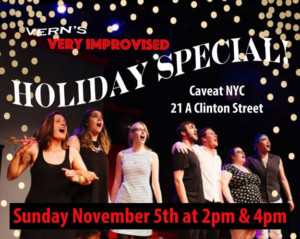 Vern Adds Two 'VERY IMPROVISED HOLIDAY MUSICAL!' Shows at CAVEAT NYC Image