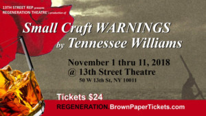 Tennessee Williams' SMALL CRAFT WARNING to Be Revived 