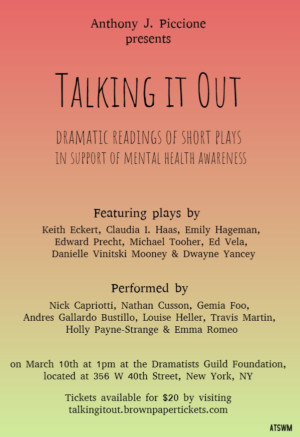 Eight Plays to Hold Special Showings Raising Mental Illness Awareness 
