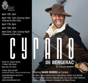 French Actor David Serero To Star As Cyrano De Bergerac In New York Image