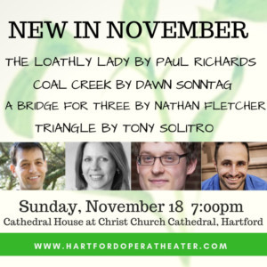 Hartford Opera Theater Presents: New In November 9 Image