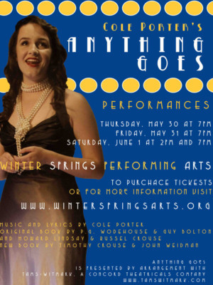 Winter Springs Performing Arts Gets Toes Tapping With Cole Porter's ANYTHING GOES Image