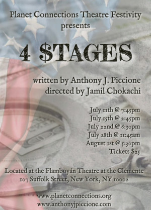 Anthony J. Piccione Brings Greed, Corruption, Politics, and REVOLUTION to the Stage  Image