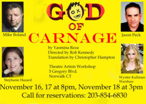 Theatre Artists Workshop Presents GOD OF CARNAGE 