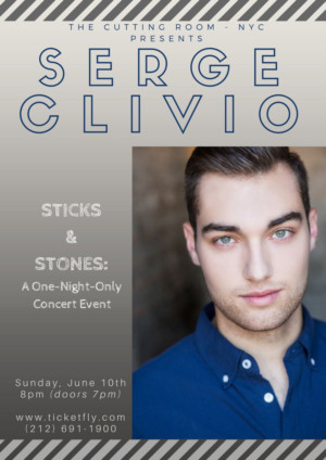 Serge Clivio and His Band Bring STICKS & STONES to The Cutting Room Image