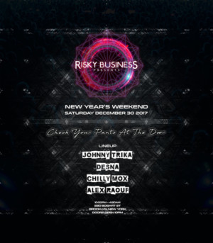 Risky Business presents CHECK YOUR PANTS AT THE DOOR Image