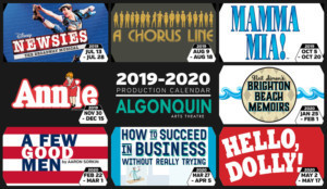 Algonquin Arts Theatre Announces 2019-20 Productions; HELLO, DOLLY!, NEWSIES, and More  Image