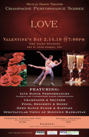 Ailey Studios Presents Valentine's Day Champagne Soiree & Dance Performance Image