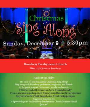 Lineup Set For 7th Annual Holiday Sing Along Image