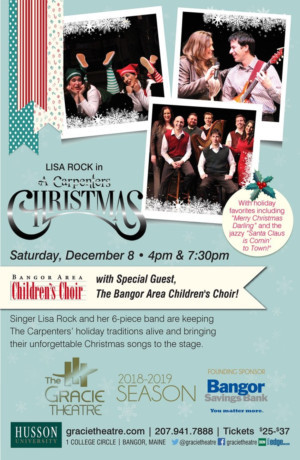 A CARPENTER'S CHRISTMAS Comes To Husson University's Gracie Theatre 