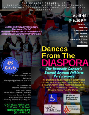 The Kennedy Dancers Present DANCES FROM THE DIASPORA Image