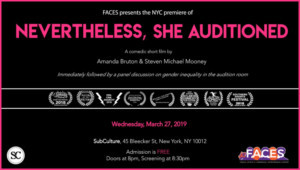NEVERTHELESS SHE AUDITIONED: The Award-Winning Short Celebrates Upcoming Online Release In NYC 