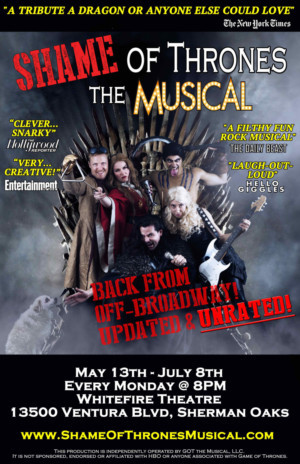 SHAME OF THRONES: THE MUSICAL Returns To LA For The Final Season Image