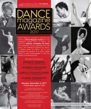Dance Magazine's Annual Awards to Benefit The Harkness Foundation Image