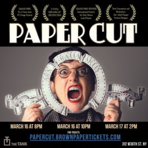 Yael Rasooly Presents PAPER CUT At The Tank Image
