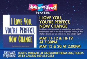 Cast Announced for I LOVE YOU, YOU'RE PERFECT, NOW CHANGE at Gateway Playhouse 