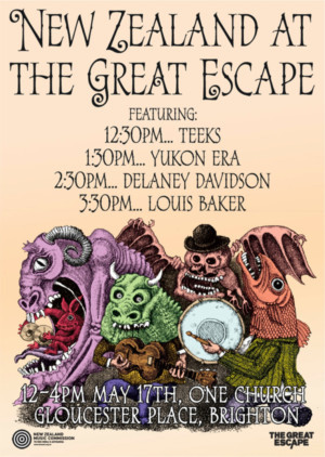 New Zealand Musicians Join The Great Escape 2018 Image