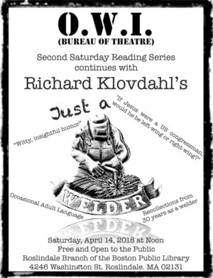 JUST A WELDER Kicks Off O.W.I.'s Spring/Summer Reading Series Image