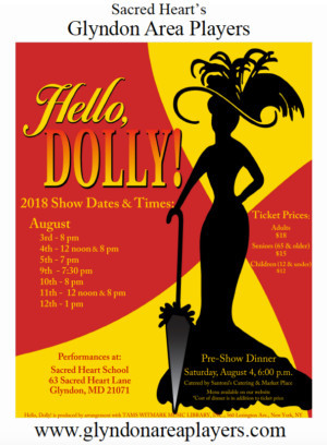 Cast Announced For Glyndon Area Players' HELLO, DOLLY! Image