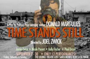 Joel Zwick Directs TIME STANDS STILL At Lounge Theatre, Opens Sept. 7  Image