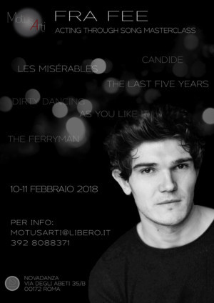 Acting Through Song Masterclass A Roma Con West End Star Fra Fee Image