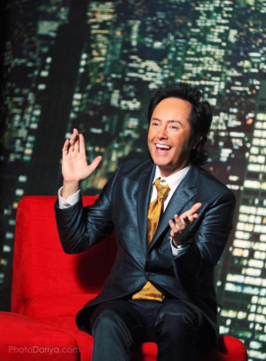 Comedian Jaime Monroy Rolls Out The Red Carpet At Roger Neal's Oscar Viewing Event Image