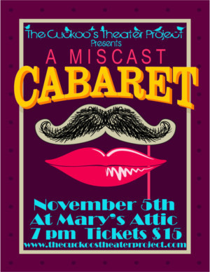 Cuckoo's Theater Project Announces MISCAST CABARET FUNDRAISER Image