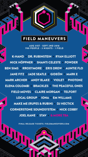 Field Maneuvers Announce First Wave Artists For 2018 Image