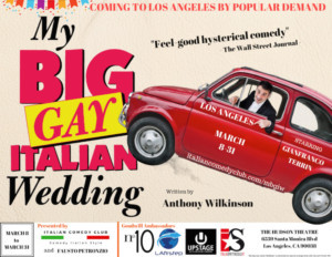 MY BIG GAY ITALIAN WEDDING Opens At Hudson Theatre In March 
