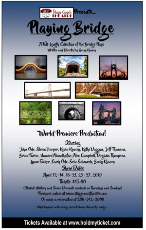 The World Premier Of PLAYING BRIDGE Opens April 12th At Stage Coach Theatre 