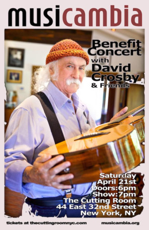 David Crosby and Friends Hold Benefit Concert For Musicambia 