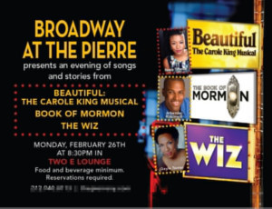 Broadway At The Pierre Announces February Performance 