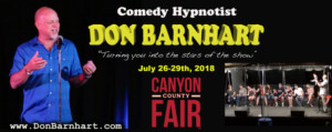 Comedy Hypnotist Don Barnhart Returns To Canyon County Fair 