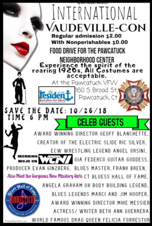 First International Vaudeville Con Food Drive For Pawcatuck Neighborhood Center Image