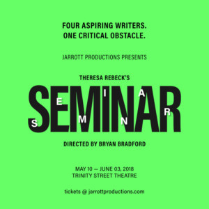 Tickets Now On Sale For SEMINAR From Jarrott Productions Image